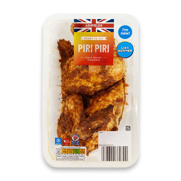 Ashfields Piri Piri Chicken Half Chicken 480g